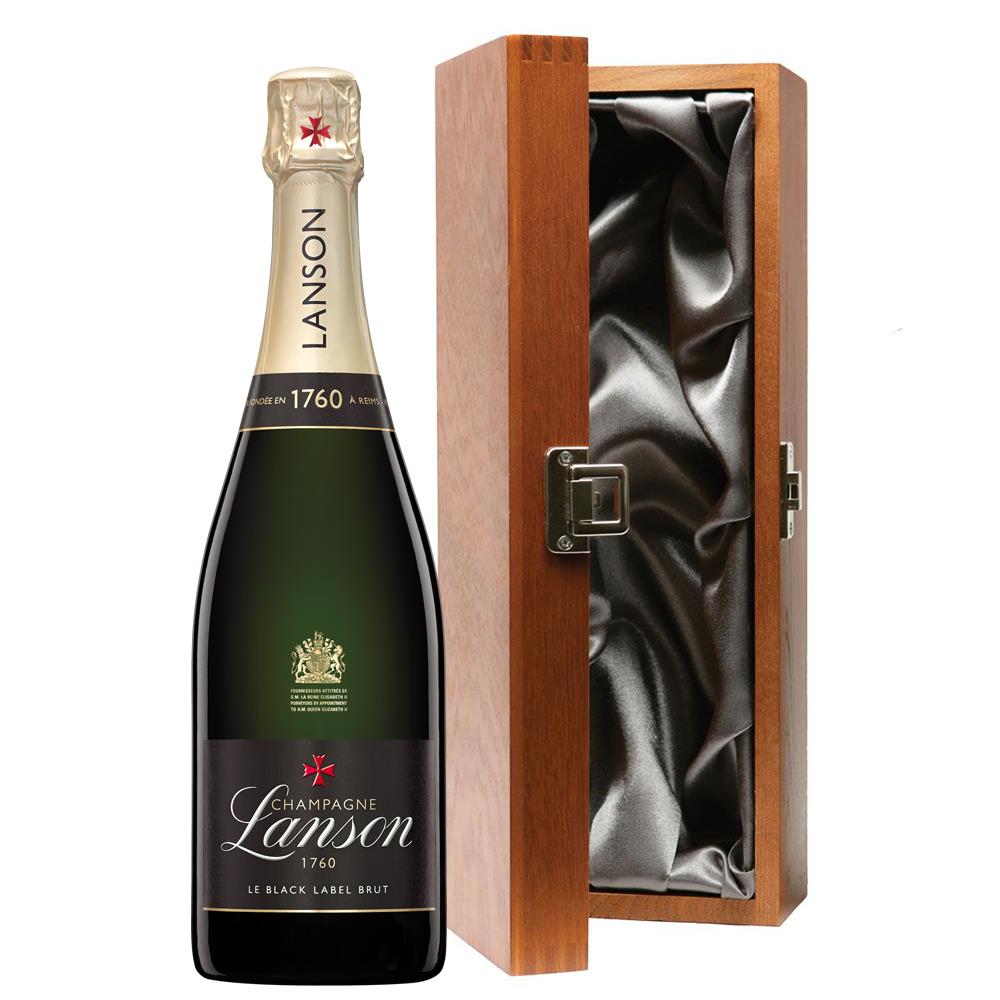 Lanson Le Black Label Brut Champagne 75cl in Luxury Gift Box